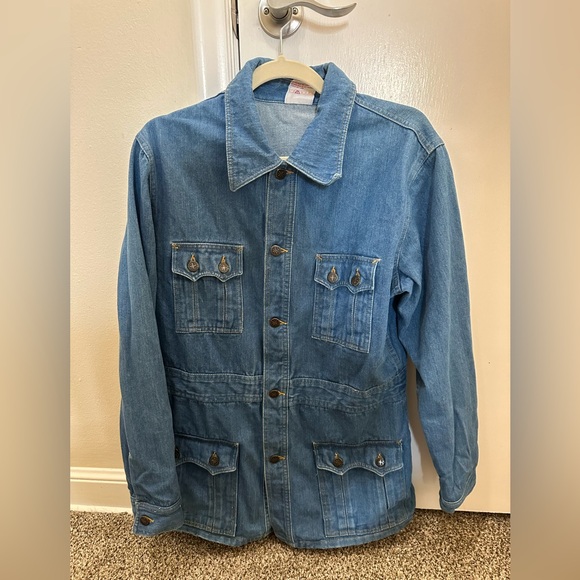 Vintage Jackets & Blazers - Brittania Sportswear Vintage Denim Jacket